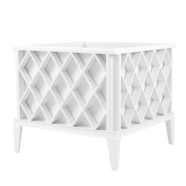 Ocean Club White Outdoor Planter