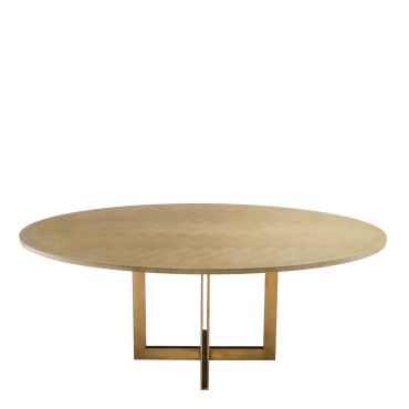 Melchior Washed Oak Oval Dining Table
