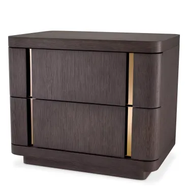 Modesto Mocha Oak Bedside Table