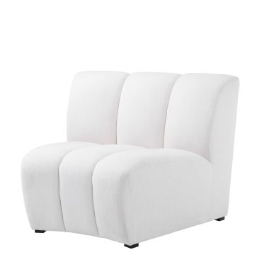 Lando Avalon White Curve Sofa