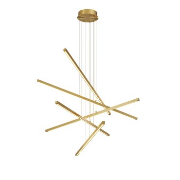 Kimpton Antique Brass Chandelier