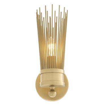 Romeo Single Brass Wall Lamp