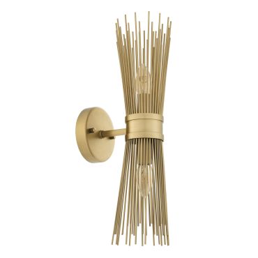 Romeo Double Brass Wall Lamp