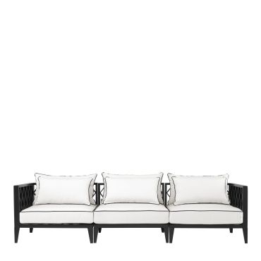 Ocean Club Black Outdoor Sofa 1