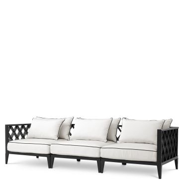 Ocean Club Large Black Outdoor Sofa
