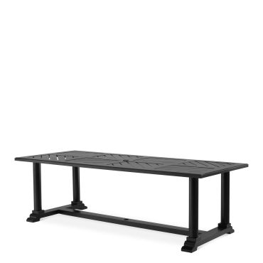 Bell Rive Black Outdoor Rectangle Dining Table