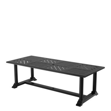 Bell Rive Black Outdoor Rectangle Dining Table