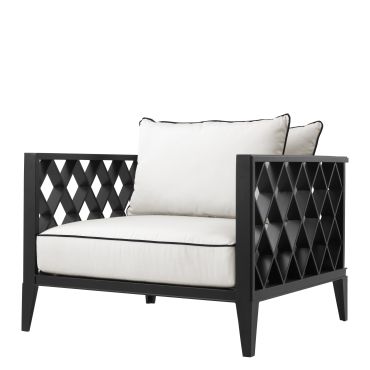 Ocean Club Black Outdoor Armchair