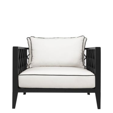 Ocean Club Black Outdoor Armchair 