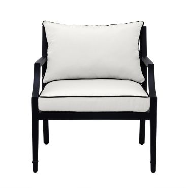 Bella Vista Black Outdoor Armchair