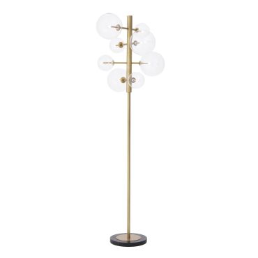 Argento Antique Brass Floor Lamp