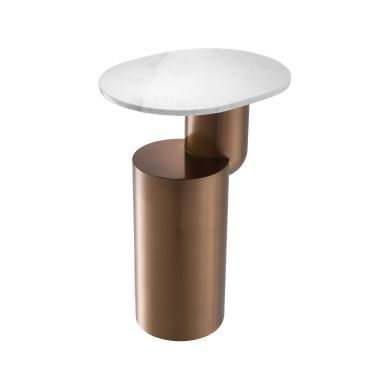 Tosca Brushed Copper Side Table 