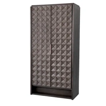 Jane Mocha Meranti Tall Cabinet