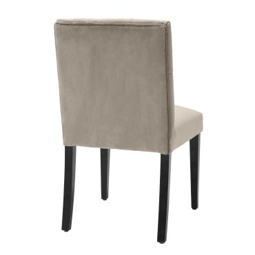 Atena Savona Greige Velvet Dining Chair 