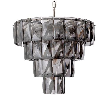 Amazone Small Smoked Glass Chandelier 