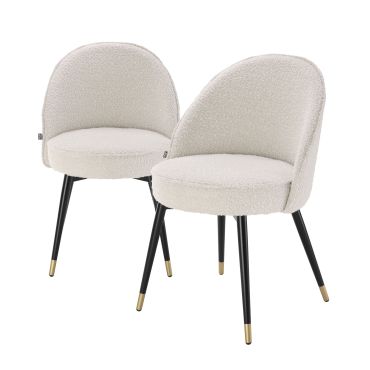 Cooper Boucle Cream Dining Chair - Set of 2