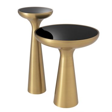 Lindos Brushed Brass High Side Table
