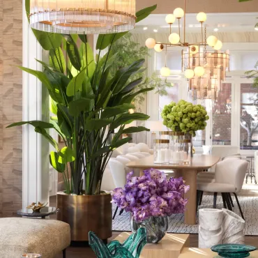 Jasper Small Vintage Brass Planter