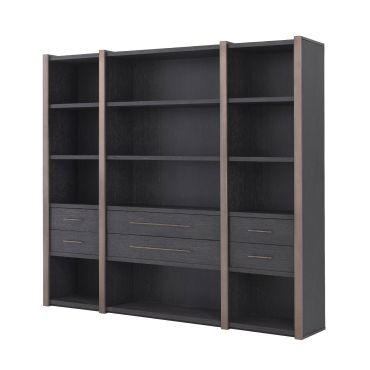 Canova Charcoal Grey Oak Cabinet