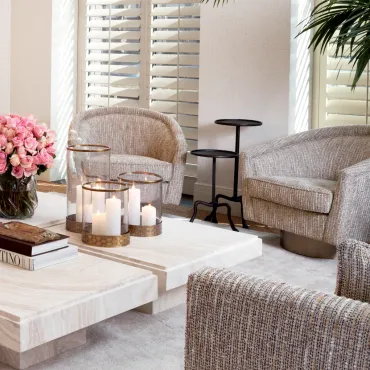 Carlos Large Bronze Side Table