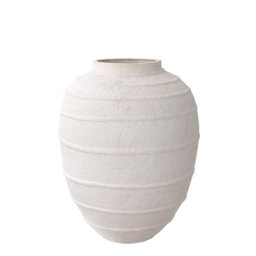 Romane White Vase