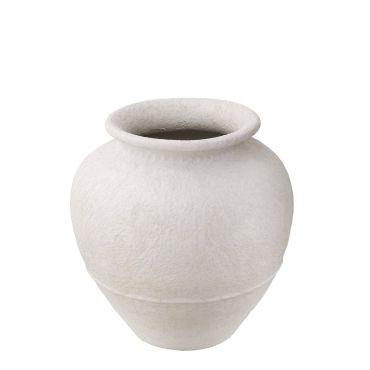 Reine Small White Vase front