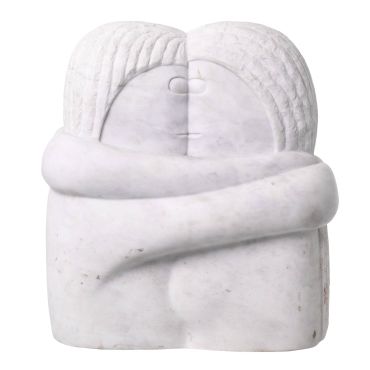 Love Couple White Marble Object 