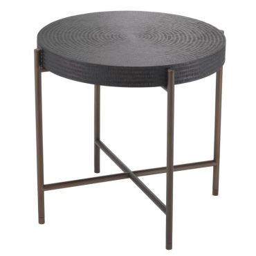 Nikos Gunmetal Side Table