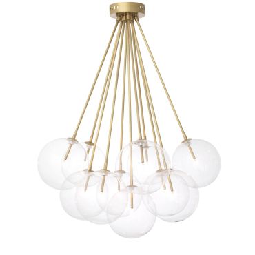 Molecule Antique Brass Ceiling Lamp