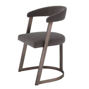 Dexter Abrasia Grey Brown Dining Chair