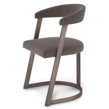 Dexter Abrasia Grey Brown Dining Chair 