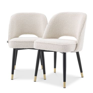 Cliff Boucle Cream Dining Chair - Set of 2