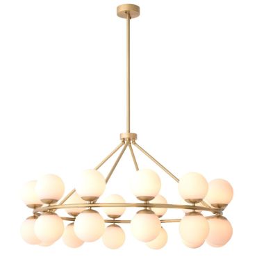 Hutchinson Antique Brass Chandelier