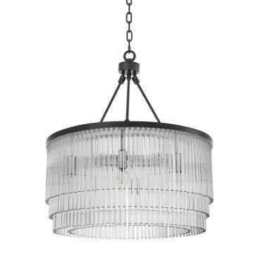 Hector Small Bronze Highlight Chandelier