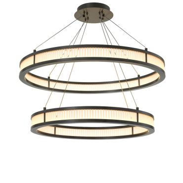 Damien Double Bronze Highlight Chandelier