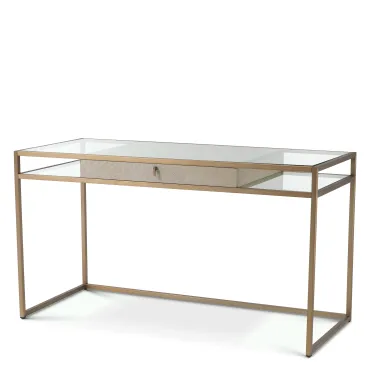 Napa Valley Woven Light Washed Oak Desk