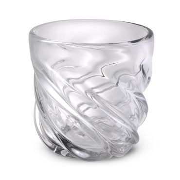 Angelito Small Clear Glass Vase
