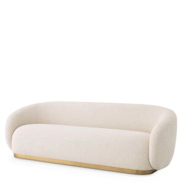 Brice Boucle Cream Sofa