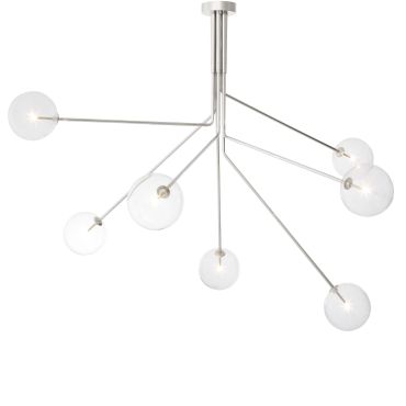 Topaz Nickel Ceiling Lamp