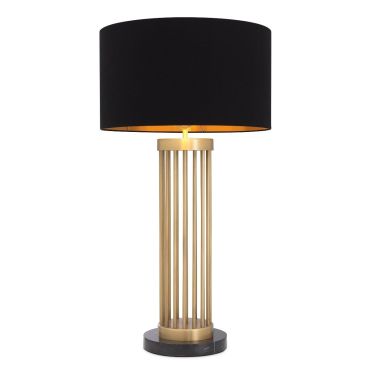 Condo Antique Brass Table Lamp