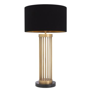 Condo Antique Brass Table Lamp