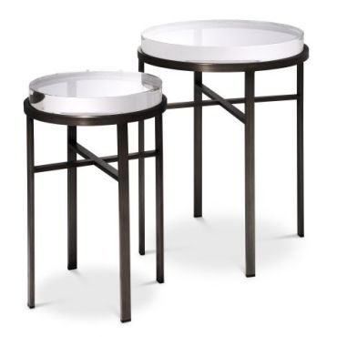 Hoxton Bronze Side Tables - Set of 2