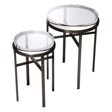 Hoxton Bronze Side Tables - Set of 2 