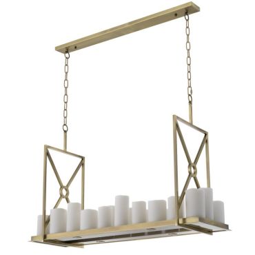 Commodore Brass Chandelier 