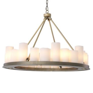 Commodore Brass Round Chandelier