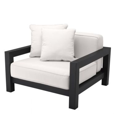 Cap-Antibes Black Armchair
