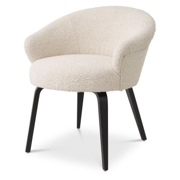 Moretti Boucle Cream Dining Chair