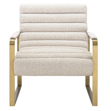 Olsen Boucle Cream Armchair
