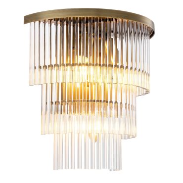 East Antique Brass Wall Lamp