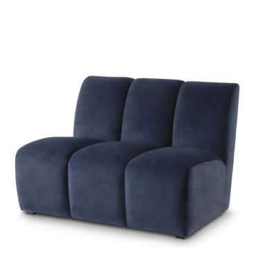 Lando Savona Midnight Blue Straight Sofa